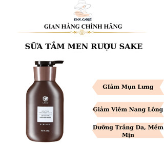 Sữa tắm trắng da men ruọu sake 300ml cho làn da trắng sáng mịn màng