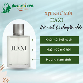 Xịt khử mùi haxi khử mùi hôi nách,hôi chân,ngăn mồ hôi nách hương thơm nam tính 50ml