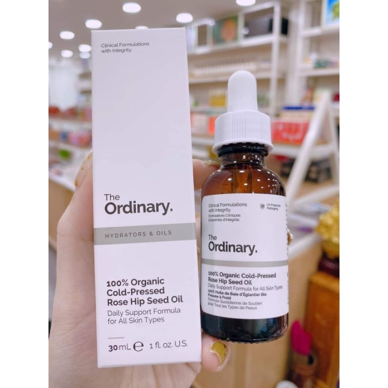 Dầu dưỡng hạt tầm xuân The Ordinary Pressed Cold Rose Hip Seed Oil 30ml