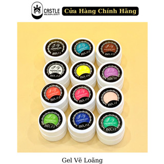 Set gel vẽ móng 12 màu loãng