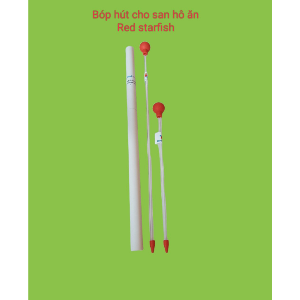 Ống bóp tay RED STARFISH cho san hô ăn