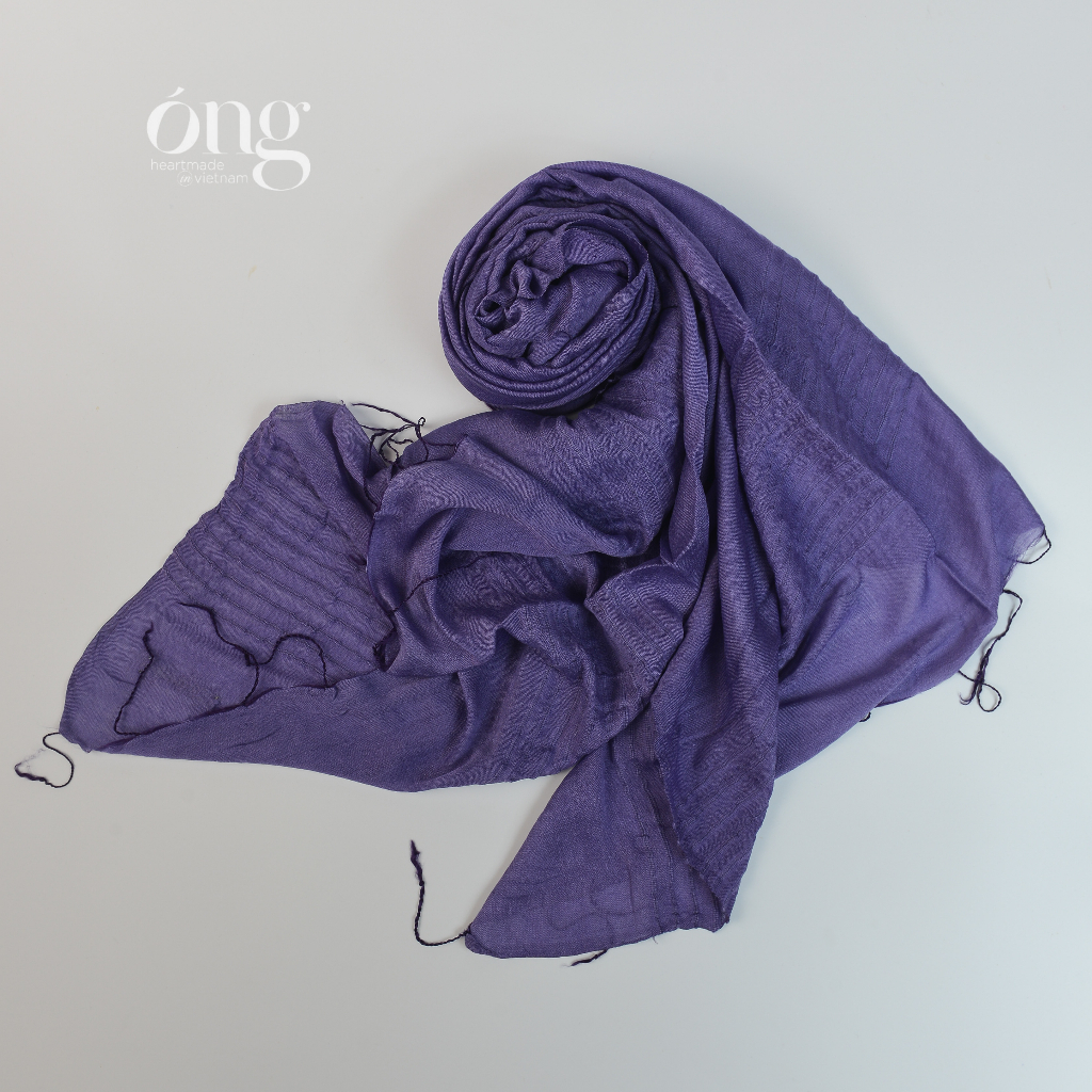 Khăn quàng cổ chất liệu tự nhiên Silk - Linen