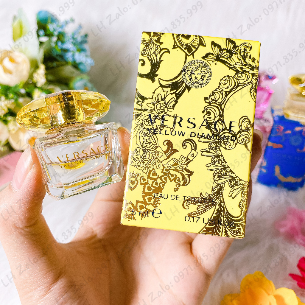 Nước Hoa Versace Bright Crystal 5ml, Nước Hoa Versace Mini Nữ