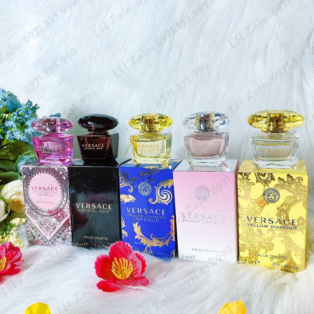 Nước Hoa Versace Bright Crystal 5ml, Nước Hoa Versace Mini Nữ