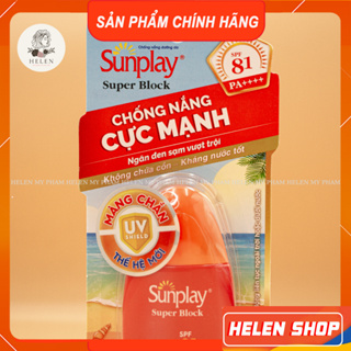 Kem Chống Nắng SUNPLAY Dưỡng Ẩm, Trắng Da, Chống Nước, Chống Tia UVA Tối Đa