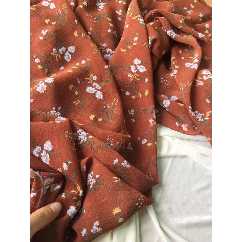 ❤️❤️❤️Voan chiffon hoa nhí