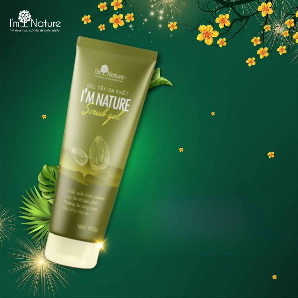 Gel Tẩy Da Chết I'm Nature Sáng Mịn Dưỡng Da 100gr - Dành Cho Da Mặt