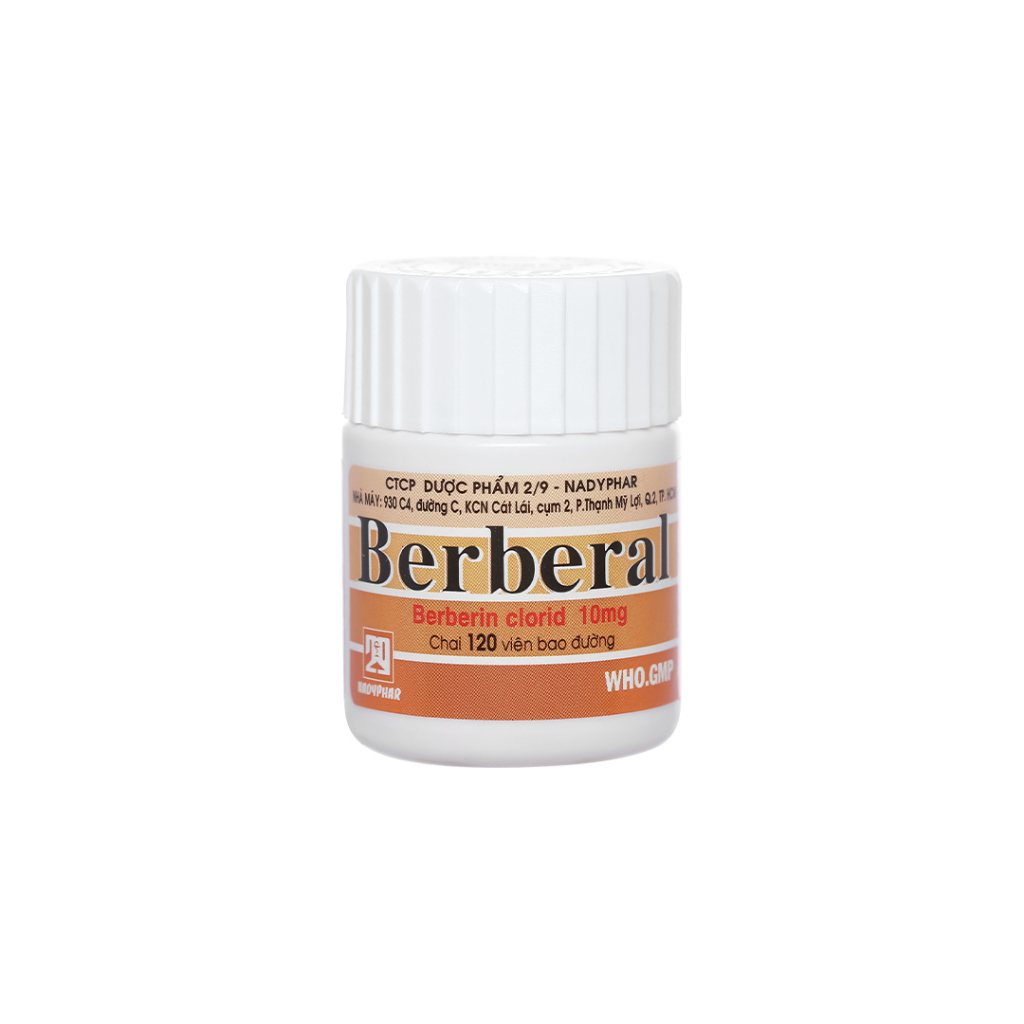 Berberal 10mg hết luôn tiêu chảy, kiết lị - lọ 120v