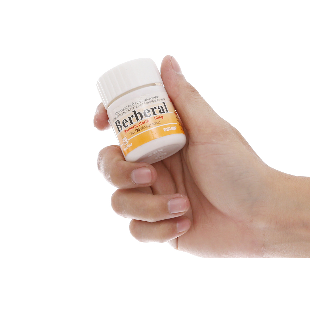 Berberal 10mg hết luôn tiêu chảy, kiết lị - lọ 120v