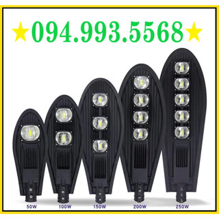 Đèn led đường hình chiếc lá, đèn lá công suất 30w 50w 100w 150w 200w