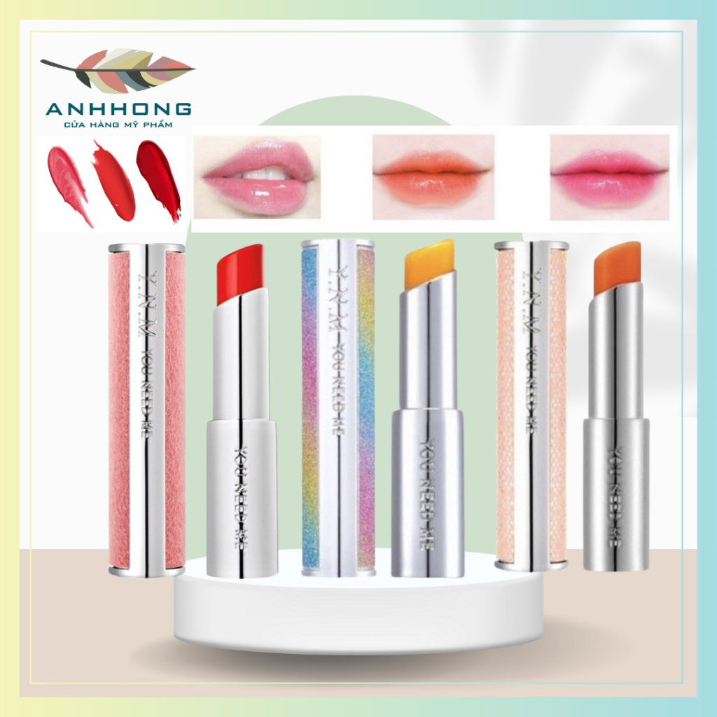 Dưỡng Môi YNM / Son Dưỡng Đổi Màu YNM Rainbow Honey Lip Balm Hàn Quốc làm mềm môi / Mờ Thâm