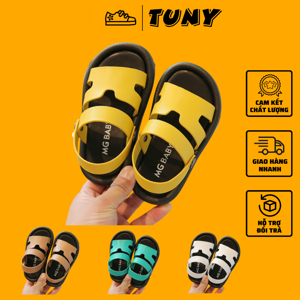 Dép sandal hở ngón bé trai bé gái thời trang đế mềm siêu nhẹ, Outfit siêu xinh cho bé yêu T125