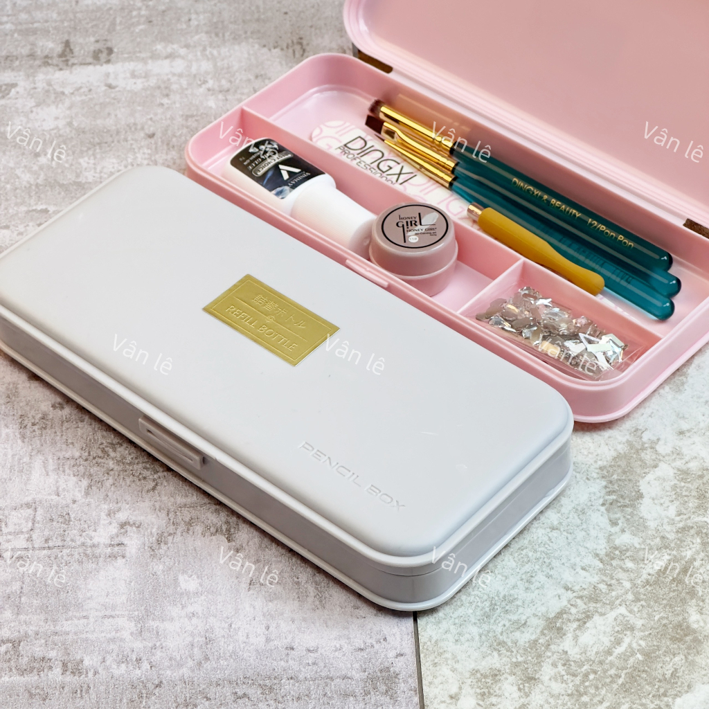 hộp nhựa đựng dụng cụ làm nail