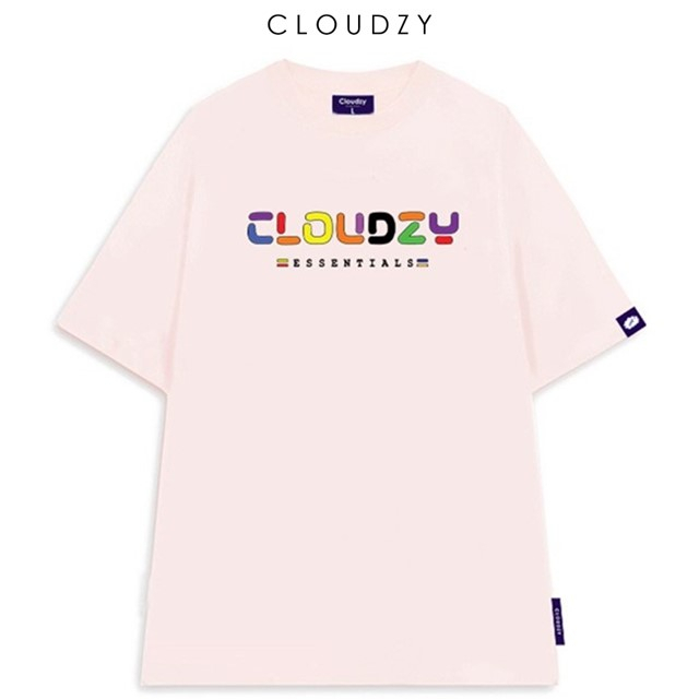 Áo thun nữ nam unisex tay lỡ phông local brand form rộng teen cổ tròn oversize cotton màu đen trắng tee CLOUDZY COLORED