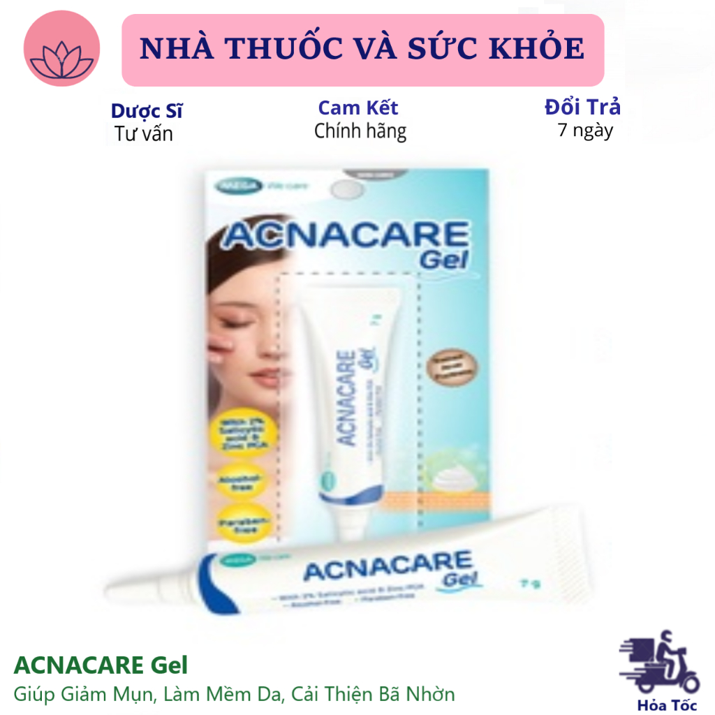 ACNACARE Gel - Giúp Giảm Mụn, Làm Mềm Da, Cải Thiện Bã Nhờn
