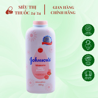 Phấn em bé JOHNSON'S BABY chai 380g ⚡ CAM KẾT CHÍNH HÃNG ⚡ Phấn rôm em bé giúp da bé luôn mềm mại và khô thoáng