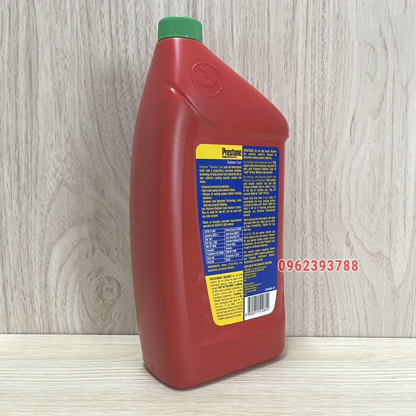 Nước làm mát Prestone xanh 1 lít