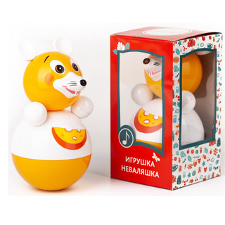 Lật đật nga cáo vàng, cao 23cm, rộng 12cm, hàng chính hãng