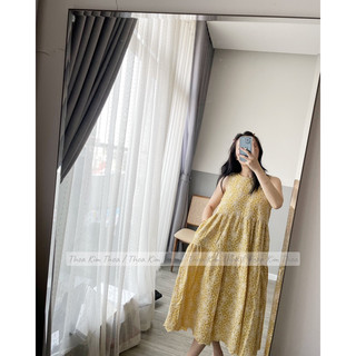 VÁY VÀNG HOA TRẮNG