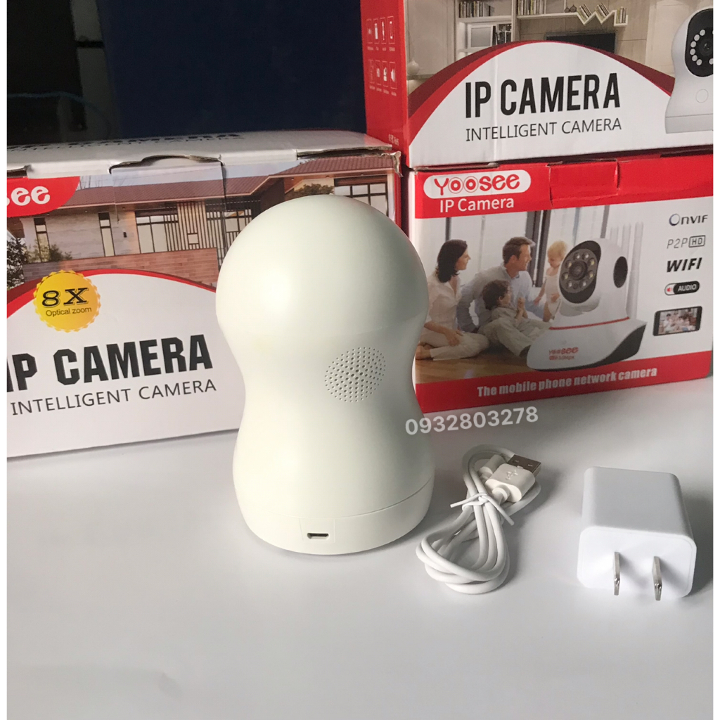 Camera IP Wifi Trong Nhà Yoosee YS12 Full HD 1080P Xoay 360 Độ - Hình ảnh sắc nét