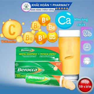 Sủi cam beroca tuýp 10 viên
