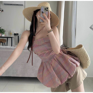 Áo ống bí, áo ống, áo bí, áo 2 dây, áo peplum