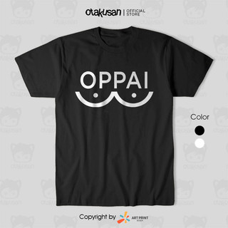 Áo thun One Punch Man Saitama Oppai (Black/White) ngắn tay
