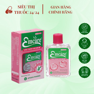 Dầu Khuynh Diệp Emcare chai 25ml ⚡ CAM KẾT CHÍNH HÃNG ⚡ Dầu em bé chiết xuất tinh dầu tràm, mùi thơm nhẹ, không nóng rát