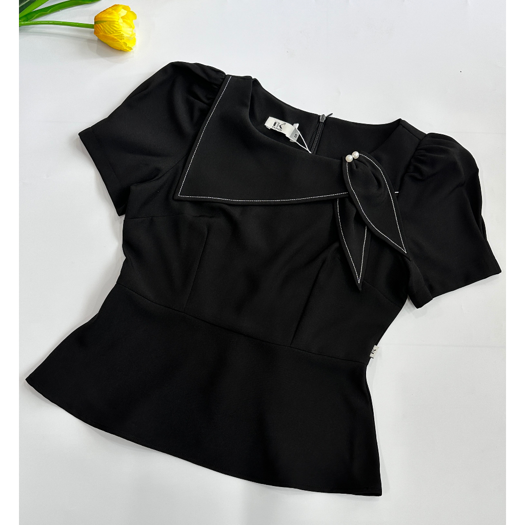 Áo Sơ Mi Nữ NK Fashion Thiết Kế Cổ Điệu Chất Vải Nhập Hàn Cao Cấp NKFSM2305036