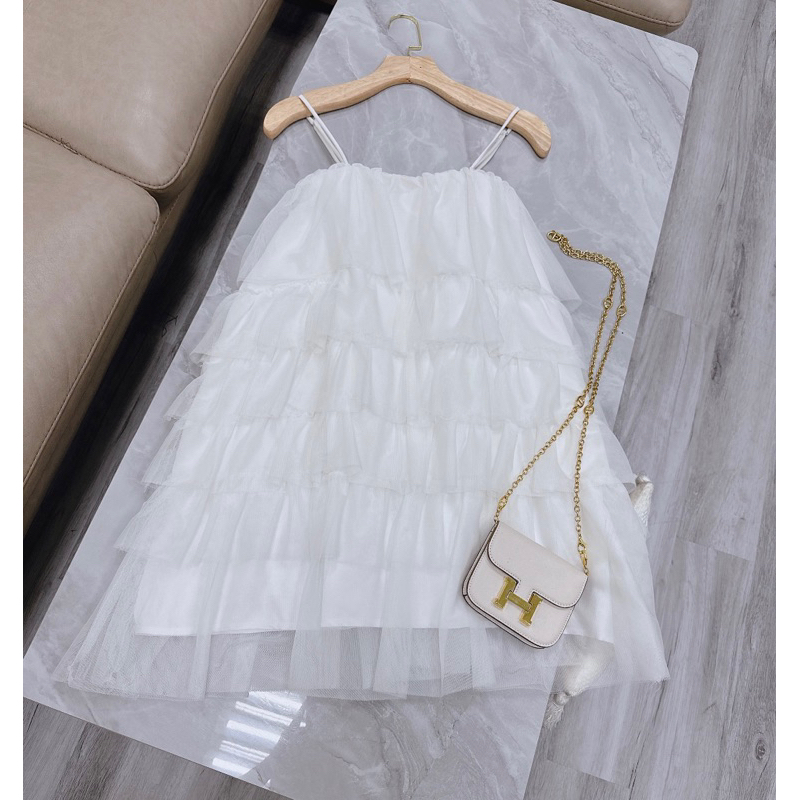SP019704 ĐẦM DOLL 2S LƯỚI TẦNG