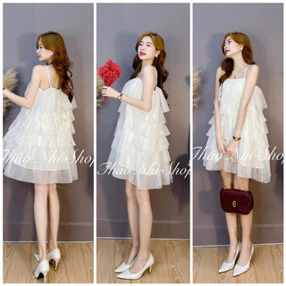 SP019704 ĐẦM DOLL 2S LƯỚI TẦNG