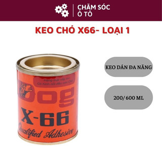 Keo con chó x66 , dán giày da, dán gỗ, keo dán đa năng loại 200ml, 600ml- chamsocoto