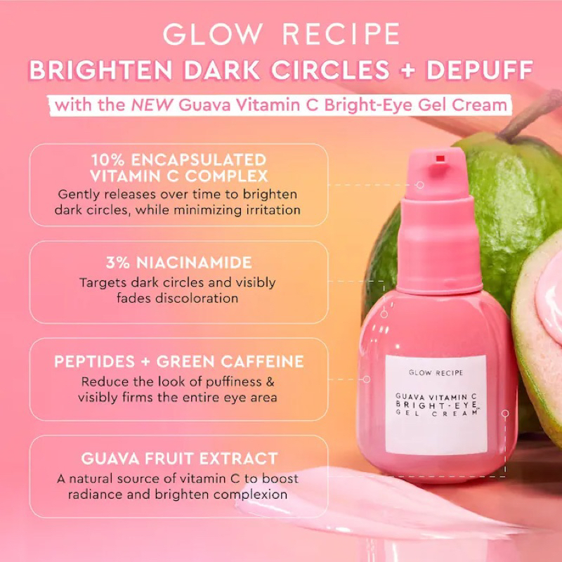 Kem dưỡng mắt Guava Vitamin C Bright-Eye Gel Cream