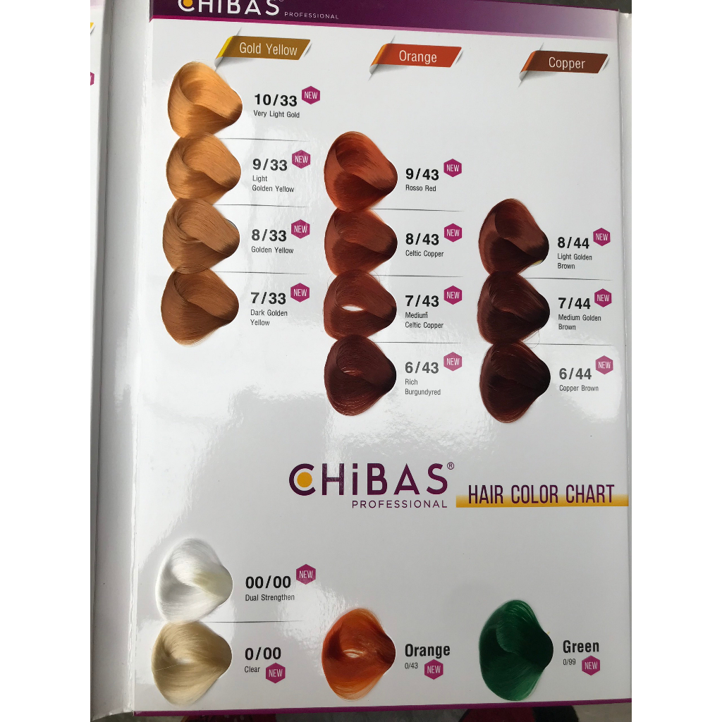 Màu nhuộm tóc chibas 100ml