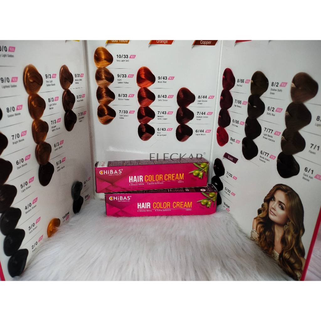 Màu nhuộm tóc chibas 100ml