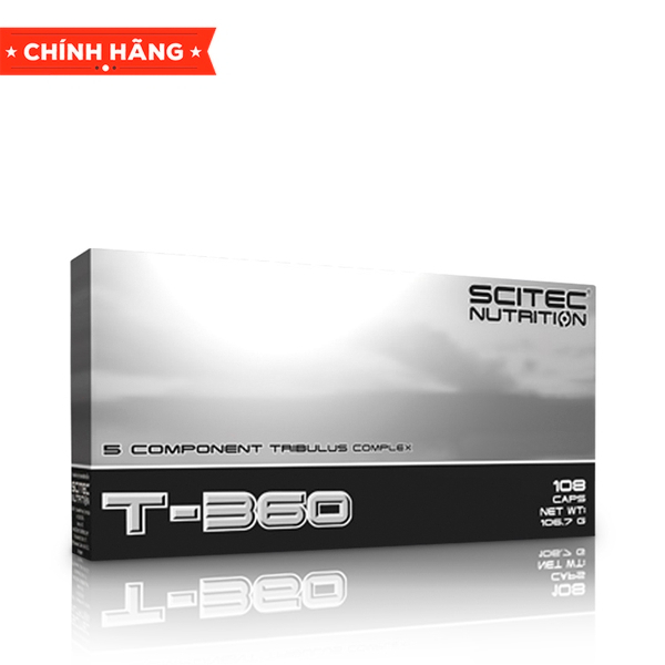 Viên uống Scitec T-360 Testosterone Booster, 108 Capsules nhập khẩu Hungary - Gymstore