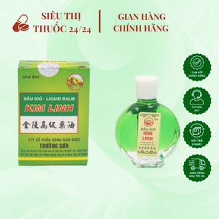 [ 1 chai ] Dầu gió Kim Linh chai 6ml ⚡ CAM KẾT CHÍNH HÃNG ⚡ Dầu gió mùi thơm dịu dễ chịu - chai mini bỏ túi tiện lợi