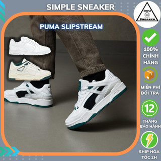 Giày Sneaker Puma Nam Nữ Chính Hãng 🔴SIMPLE SNEAKER🔴 Giày Puma Slipstream White Green - White Black - Allwhite 391907 02