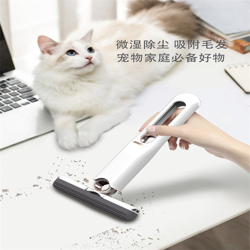 Cây Lau Bàn Bếp Đa Năng Tự Vắt Thông Minh Mini 25cm, Bọt Biển Siêu Thấm Hút Tiện Lợi Gập Gọn