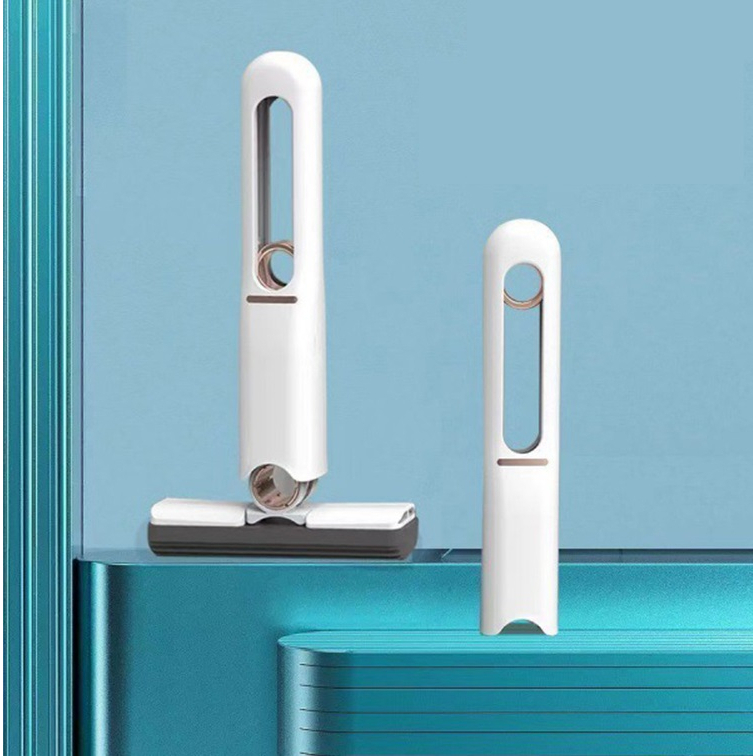 Cây Lau Bàn Bếp Đa Năng Tự Vắt Thông Minh Mini 25cm, Bọt Biển Siêu Thấm Hút Tiện Lợi Gập Gọn