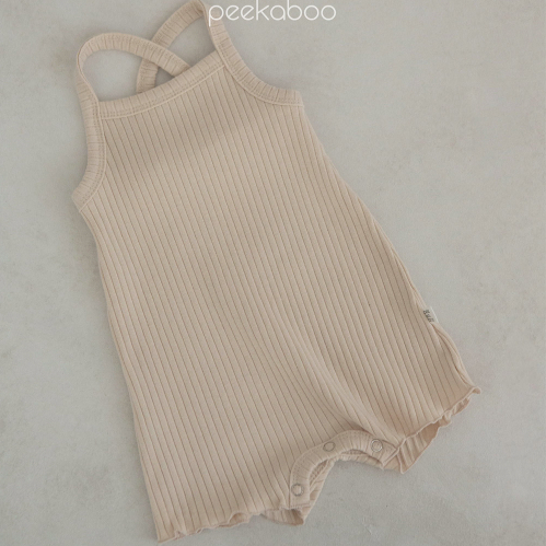 Bodysuit hai dây Hàn Quốc cho bé - Peekaboo Mango