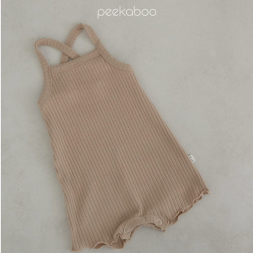 Bodysuit hai dây Hàn Quốc cho bé - Peekaboo Mango