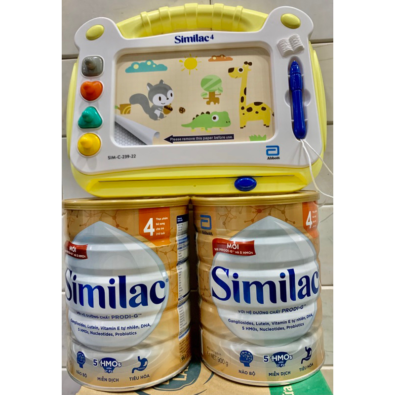 Sữa bột Similac HMO số 4 Mẫu mới lon 900g - 1,7kg (HSD 2025)