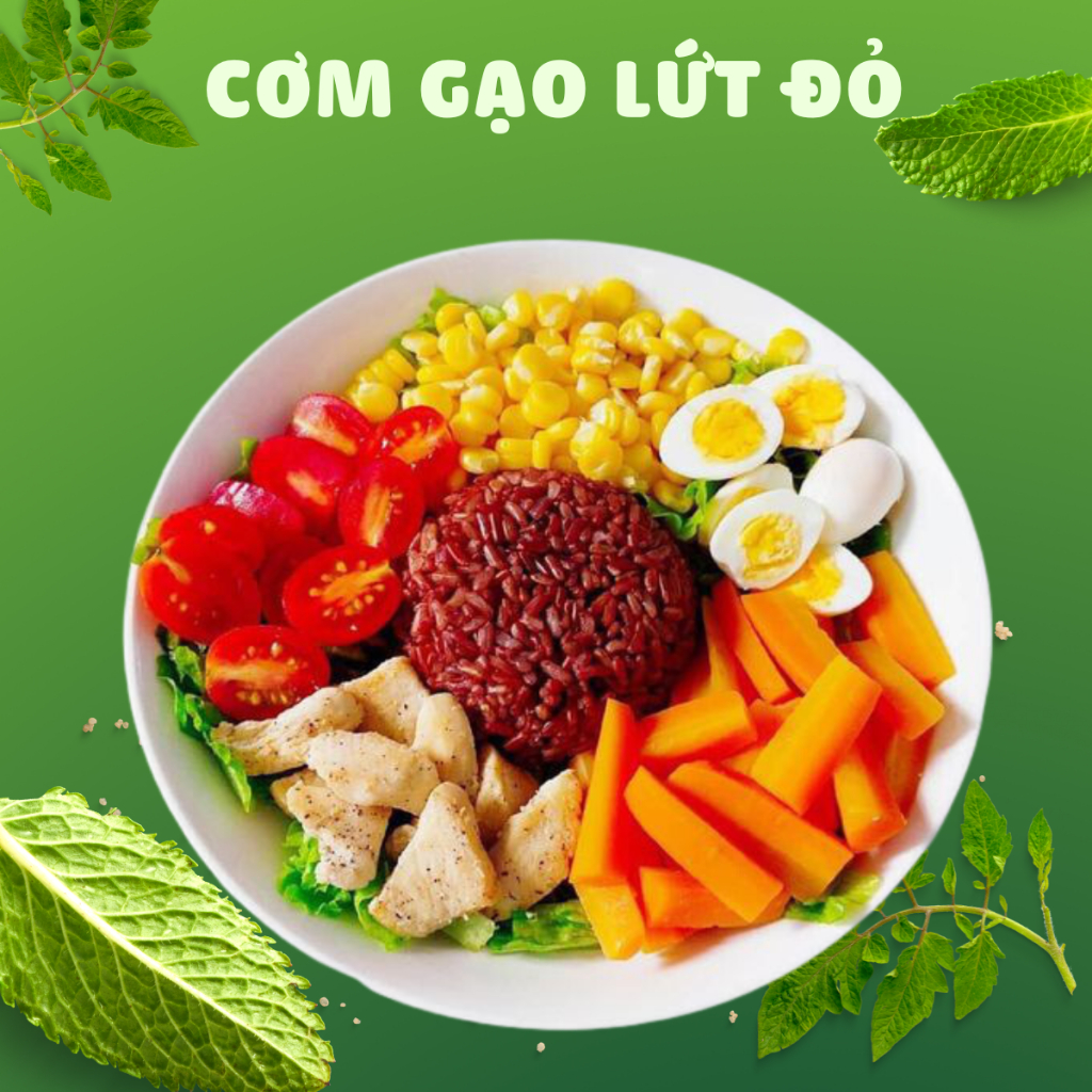 Gạo lứt đỏ dẻo - Gạo lứt huyết rồng Phúc Thọ