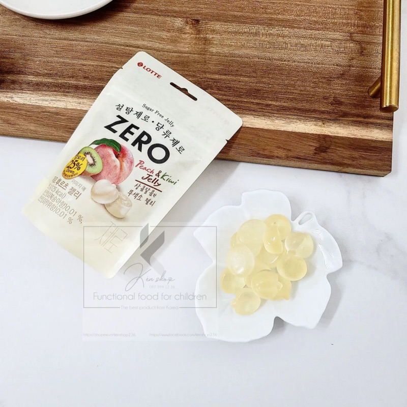 Kẹo dẻo KHÔNG ĐƯỜNG LOTTE gói 52gr