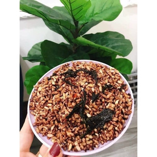 Gạo lức sấy rong biển Cơm sấy gạo lức hủ 500gr - haobabanh
