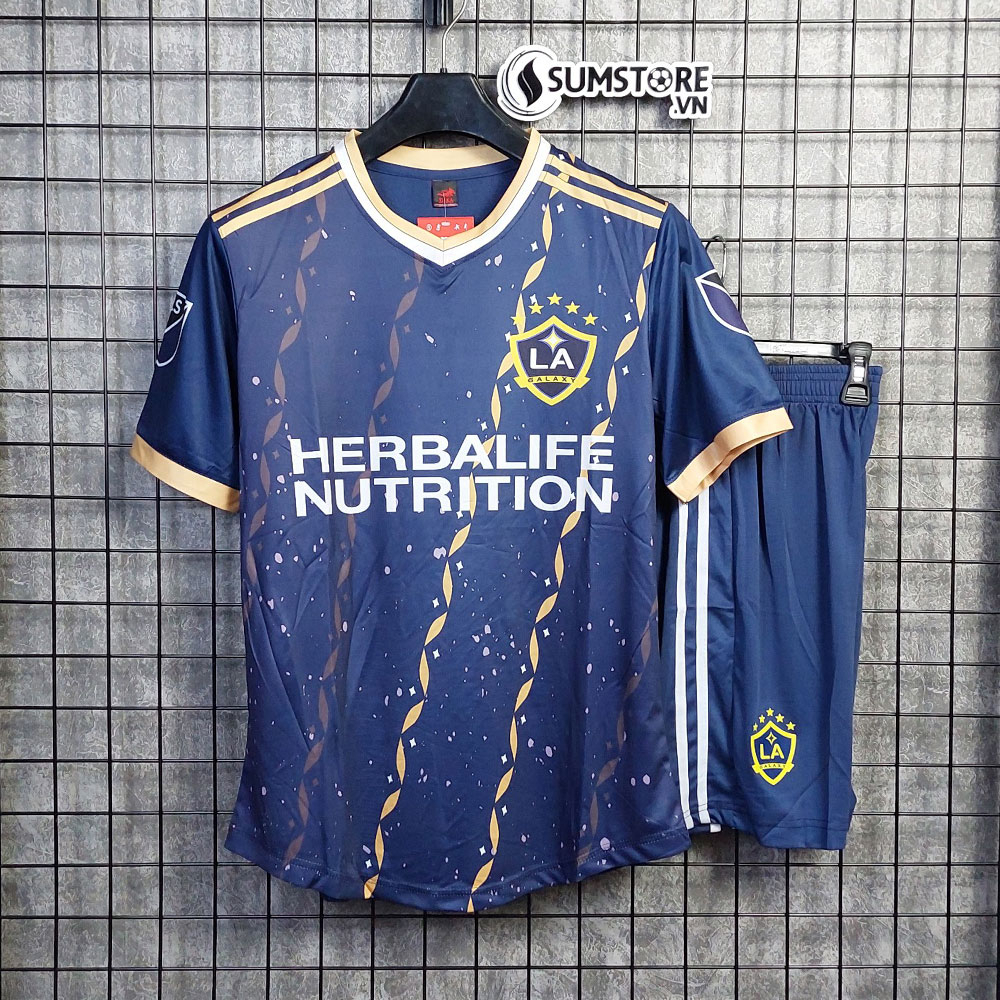 Áo thể thao bóng đá CLB LA Galaxy Xanh Đen- Đồ đá banh 2023
