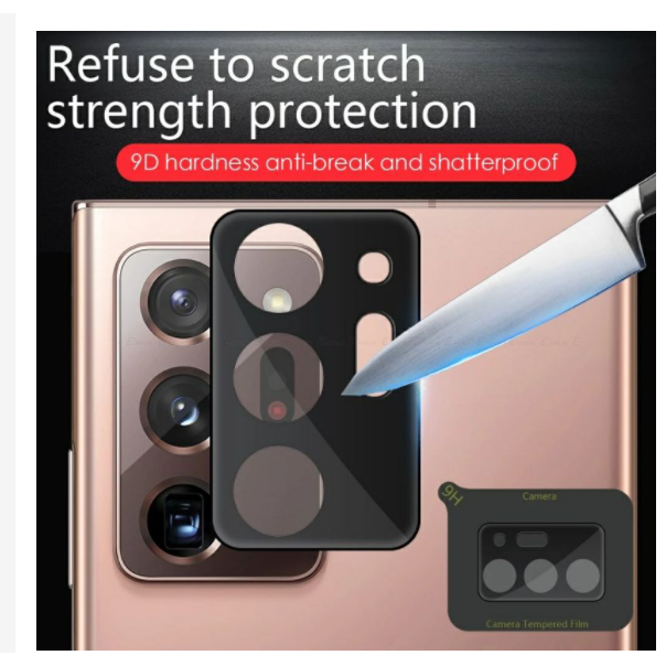 Miếng Dán kính bảo vệ Cụm camera Full đen cho Samsung Galaxy Note 20, Note 20 Ultra