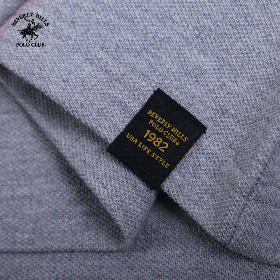 Beverly Hills Polo Club - Áo polo Ngắn tay Nam Regular Fit NAVY NVM- BHPC PMRSS23TL048