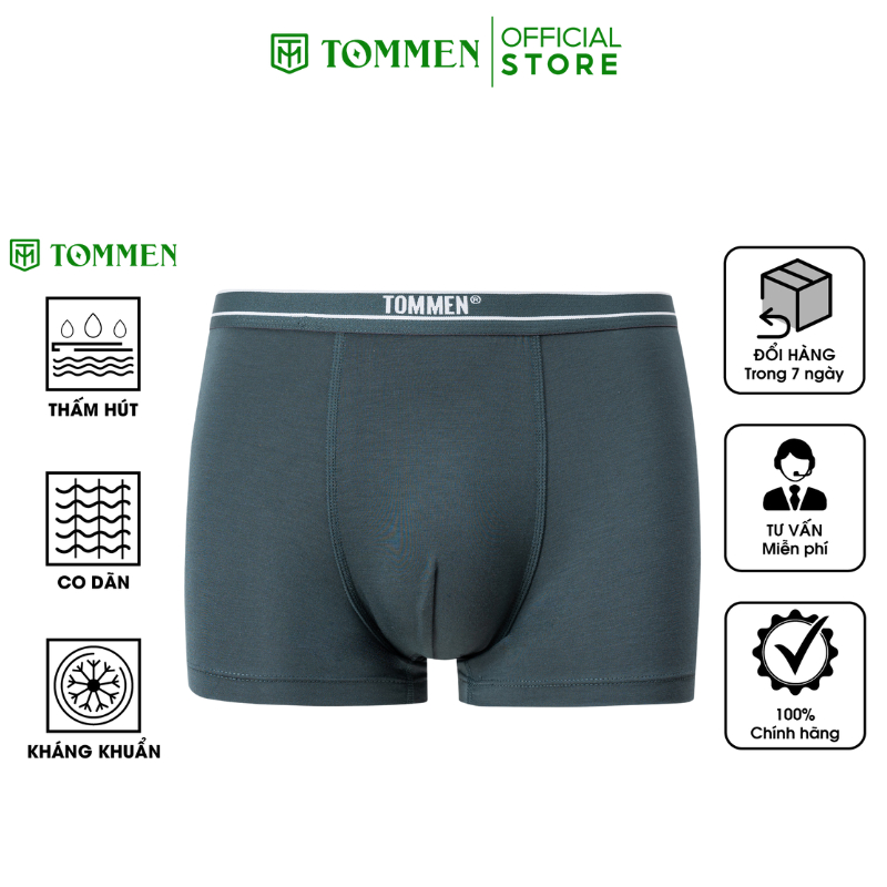 Quần sịp nam Boxer BamBoo Tommen, Quần xì nam chất liệu thoáng mát thấm hút mồ hôi